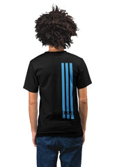 Chelsea Football Club Stripes Men's 100% Cotton Round Neck T-Shirt
