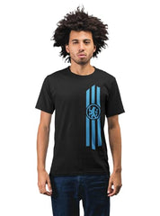 Chelsea Football Club Stripes Men's 100% Cotton Round Neck T-Shirt