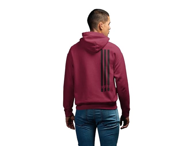 Chelsea Football Club 3 Stripes Men's 100% Cotton Hoodie Grey