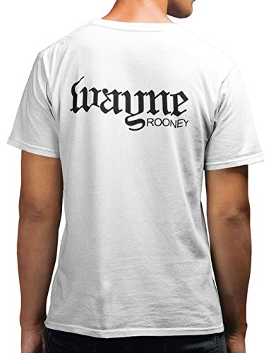 Wayne Rooney Name & Number DTG Men's 100% Cotton Round Neck T-Shirt