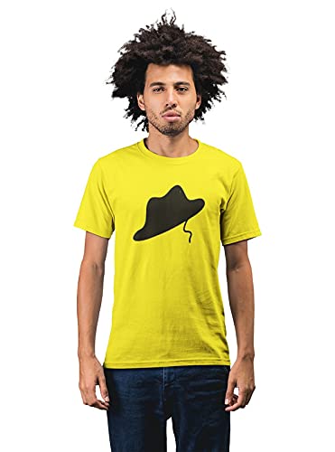 Michael Jackson 'King of Pop' Hat Men's 100% Cotton Round Neck T-Shirt
