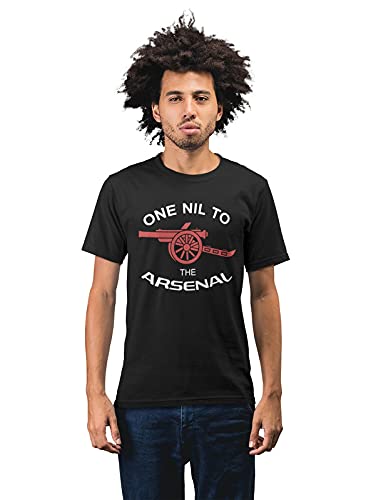 One Nil to The Arsenal Men's 100% Cotton Round Neck T-Shirt