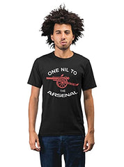 One Nil to The Arsenal Men's 100% Cotton Round Neck T-Shirt