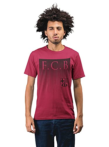Fading Barcelona Men's 100% Cotton Round Neck T-Shirt