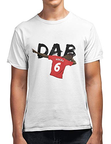 Paul Pogba DAB Men's 100% Cotton Round Neck T-Shirt