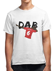 Paul Pogba DAB Men's 100% Cotton Round Neck T-Shirt