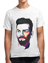 in King Kohli We Trust Men's 100% Cotton Round Neck T-Shirt