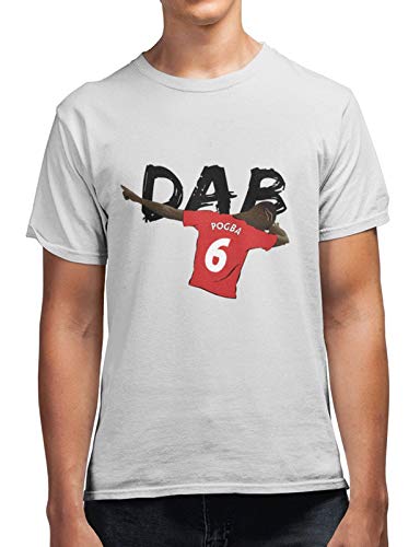 Paul Pogba DAB Men's 100% Cotton Round Neck T-Shirt