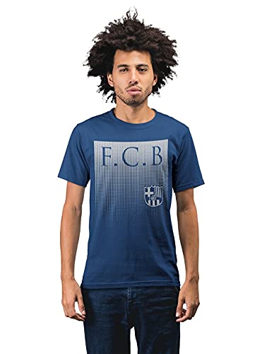 Fading Barcelona Men's 100% Cotton Round Neck T-Shirt