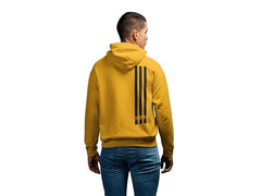 Chelsea Football Club 3 Stripes Men's 100% Cotton Hoodie Grey