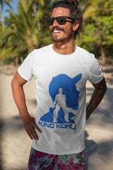 King of Team India Cricket Century Celebration Pure Cotton Men's Graphic Printed Round Neck T-Shirt