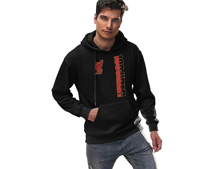 Liverpool Football Club Basic Men's 100% Cotton Hoodie