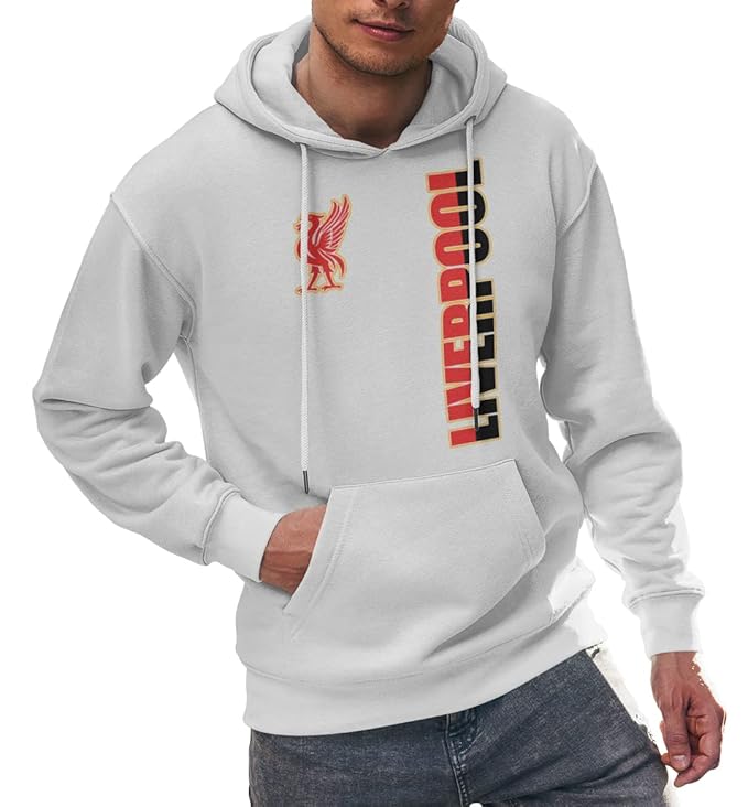 Liverpool Football Club Basic Men's 100% Cotton Hoodie