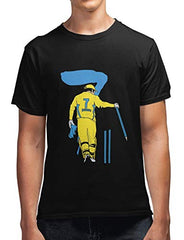 MS Dhoni Black Tshirt